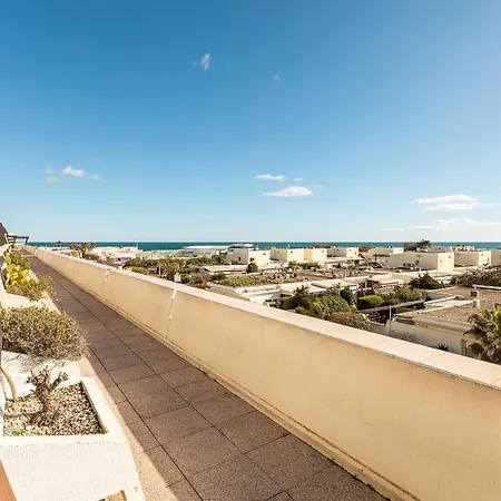 Sea Gold Vue - Terrasse - Parking - Port Nature 2 - Village Naturiste R4n Agde