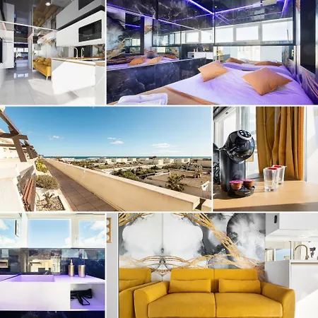 Sea Gold Vue - Terrasse - Parking - Port Nature 2 - Village Naturiste R4n Appartement